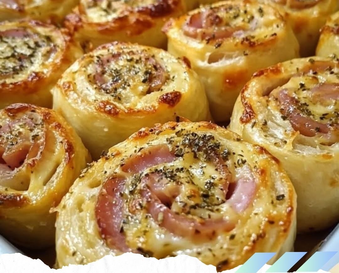 Ham and Cheese Pinwheels - The Recipe Palette