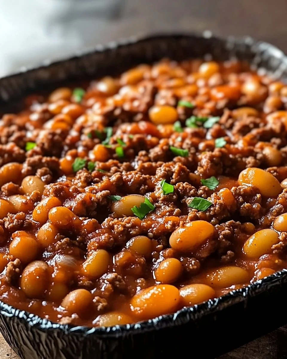 Baked Beans & Ground Beef Casserole