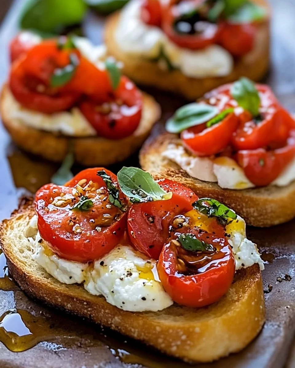 Burrata Bruschetta