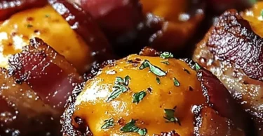 Cheddar-stuffed BBQ bacon bombs on a grill, sizzling with flavor