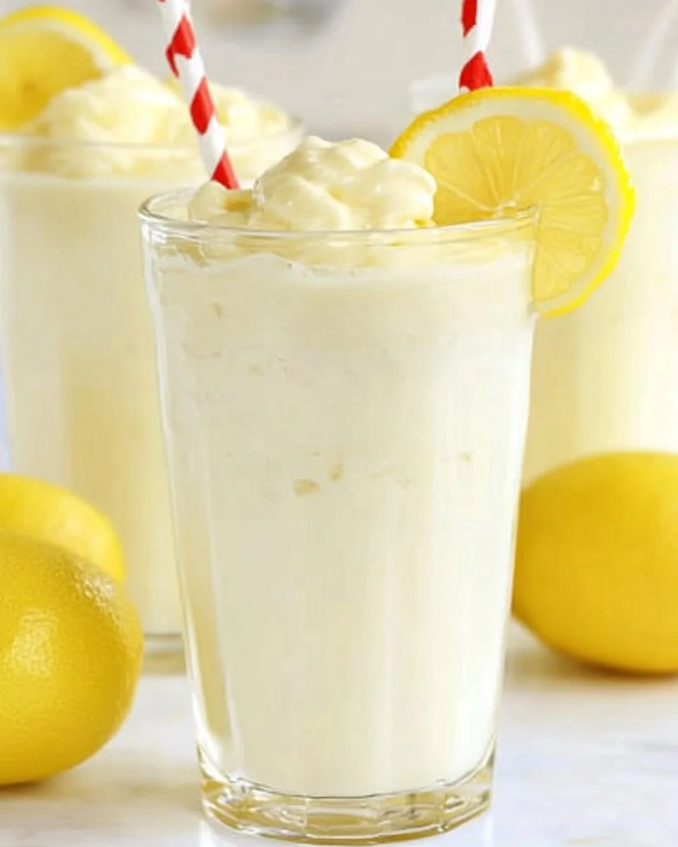 Chick-fil-A Lemonade in a clear cup with ice and lemon slices