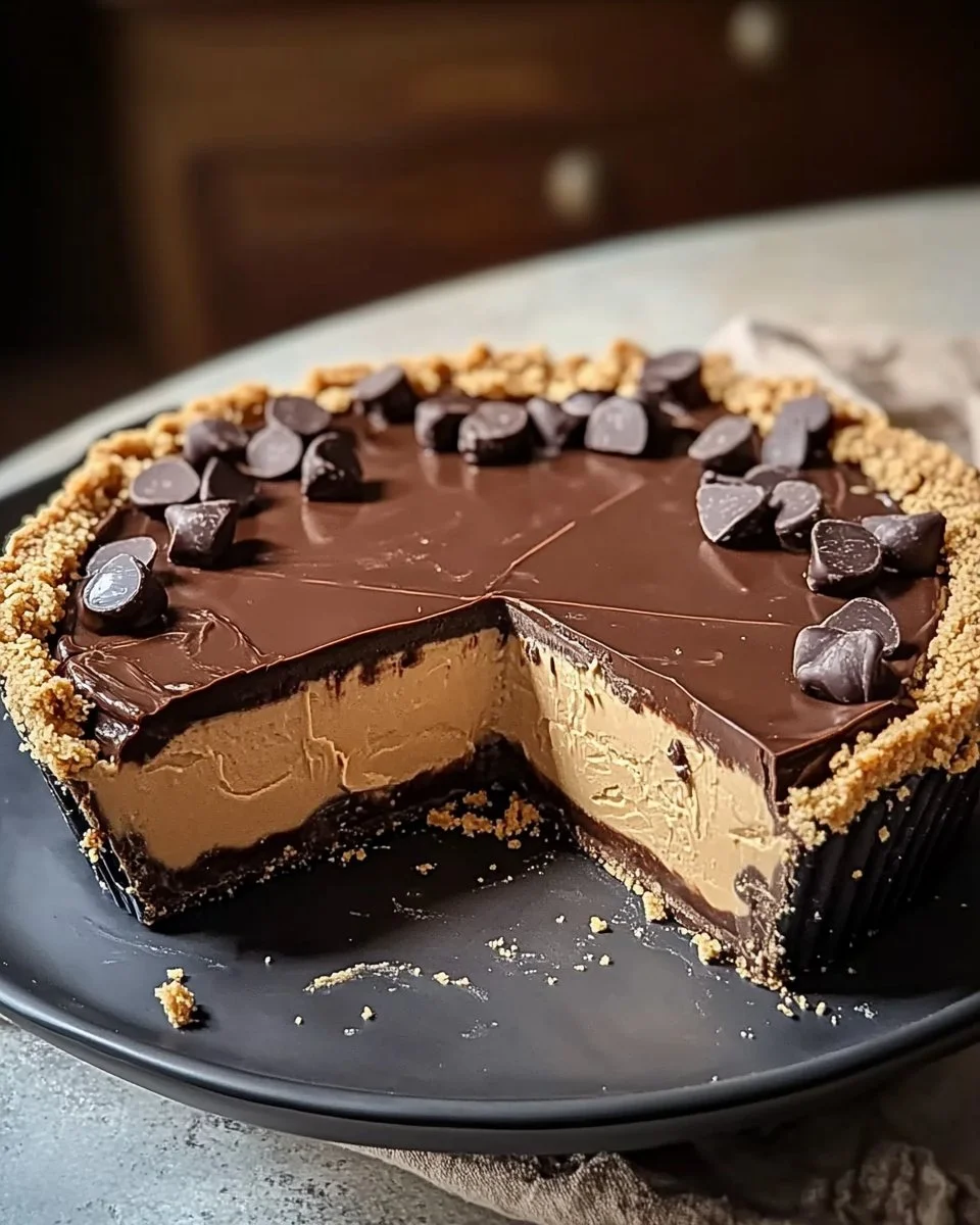 Giant Reese's Peanut Butter Cup Pie