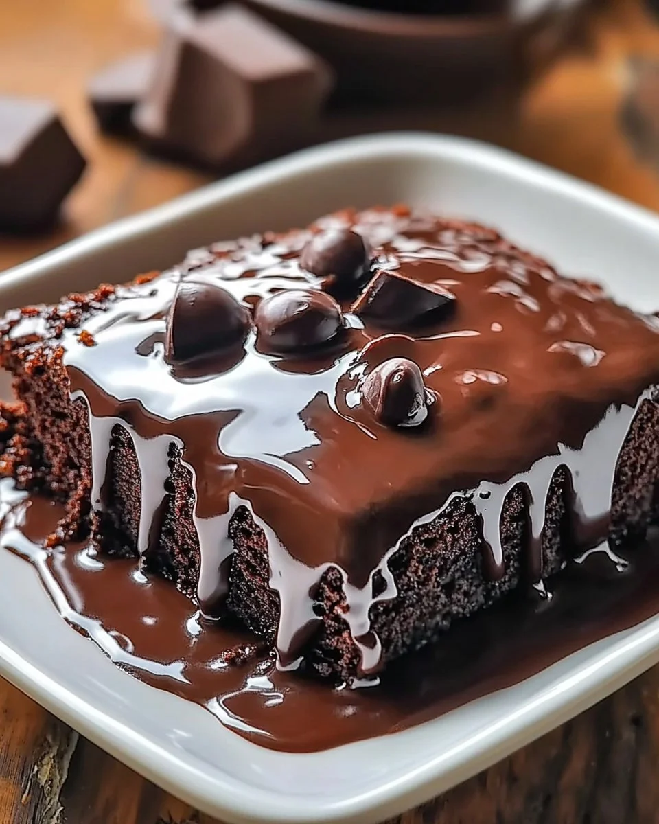 Hot Fudge Chocolate Pudding Cake