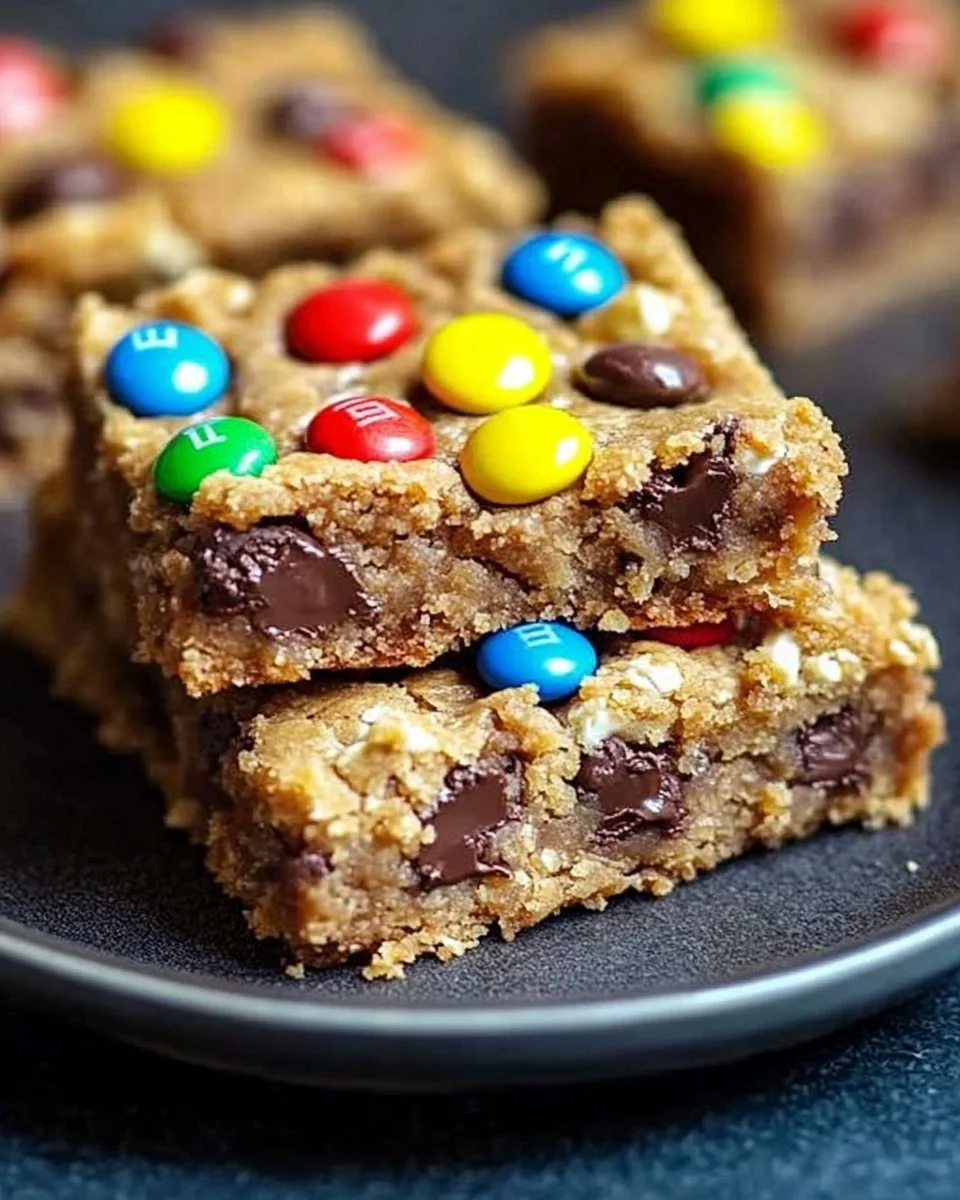 Monster Cookie Bars