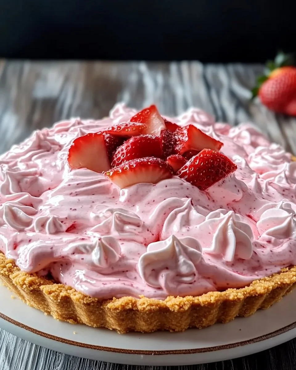Strawberry Icebox Pie