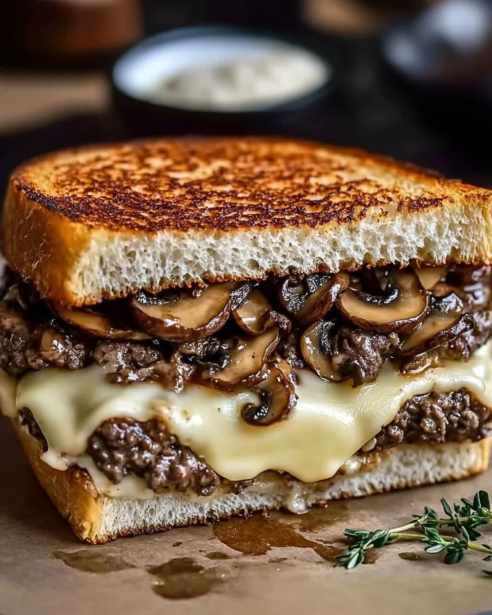 Swiss Mushroom Melt Delight