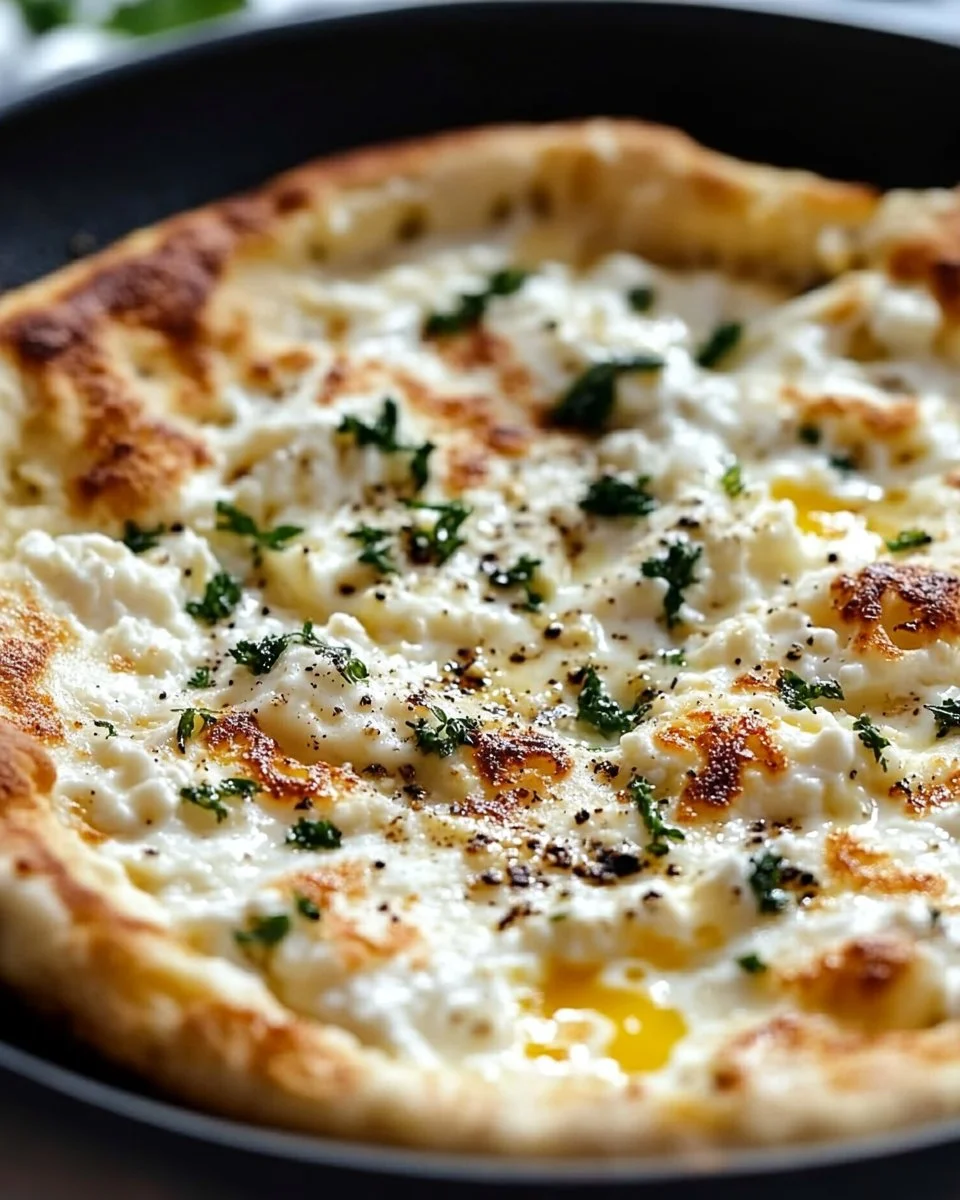 2-Ingredient Cottage Cheese Flatbread