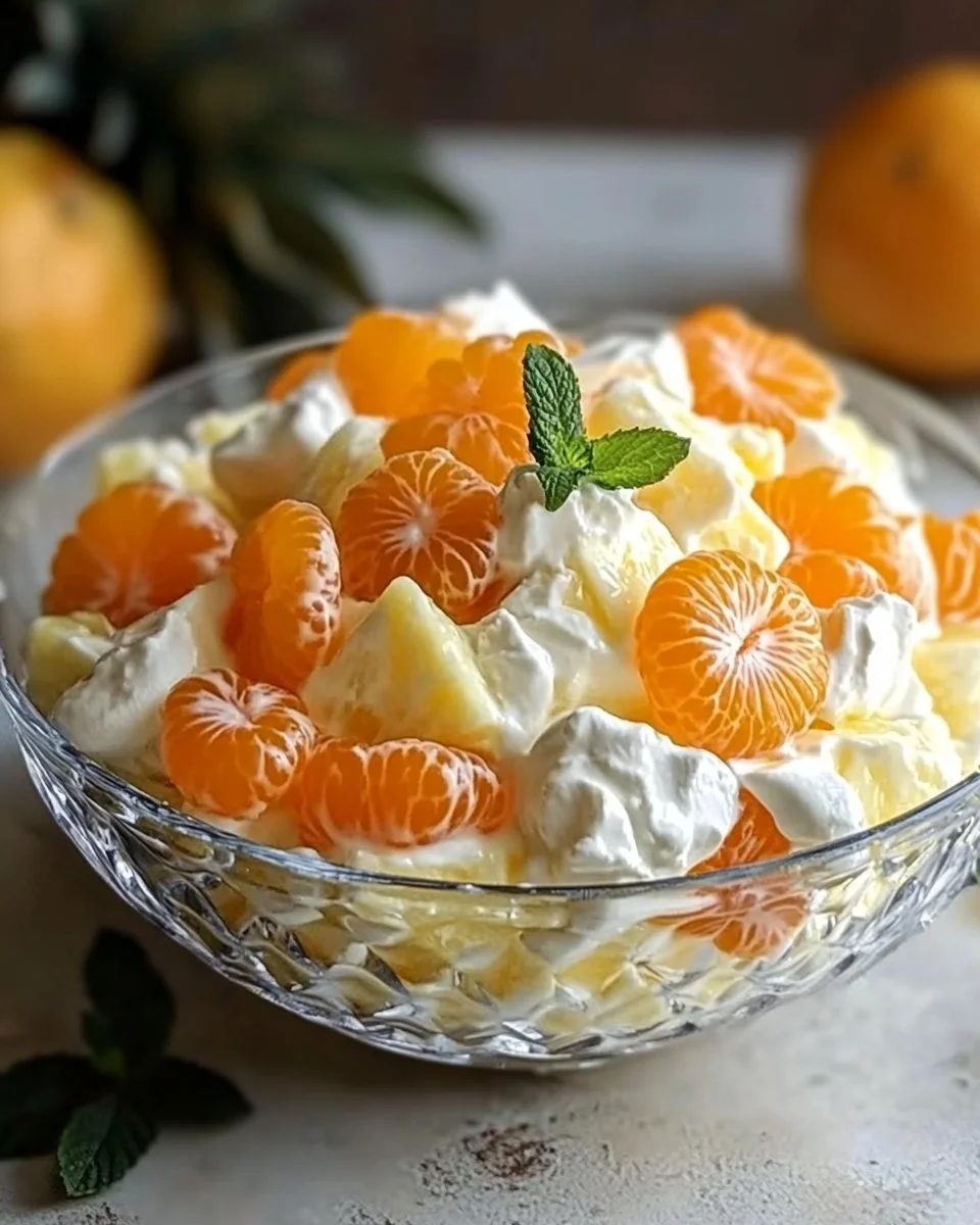 4-Ingredients Mandarin Orange Salad