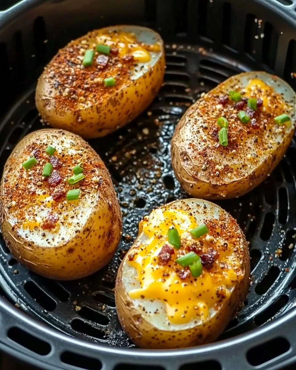 Air Fryer Baked Potatoes