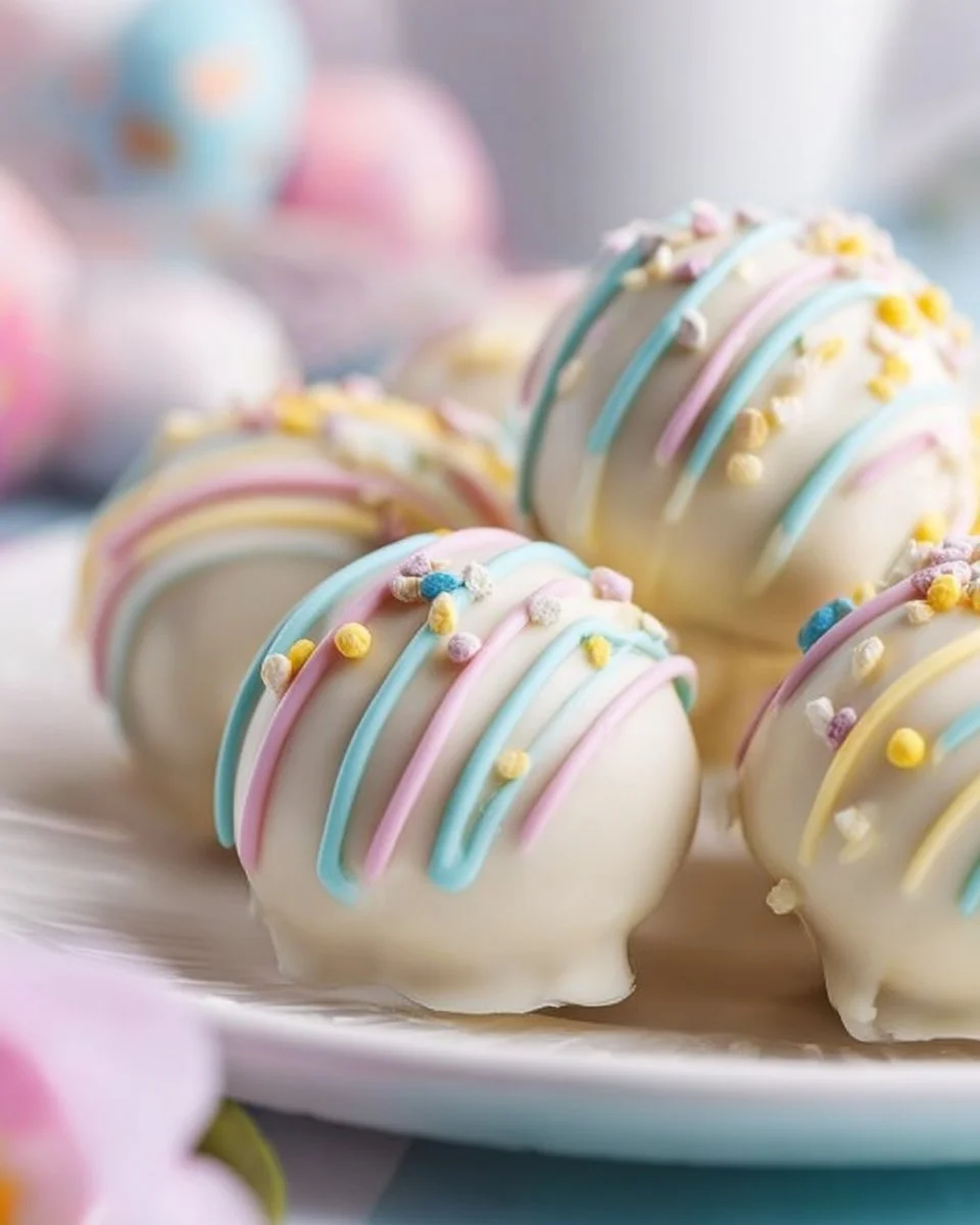 Banana Pudding Easter Truffles