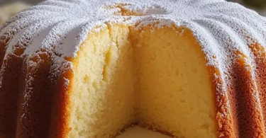 Moist and delicious Black pound cake with a golden crust and rich flavor