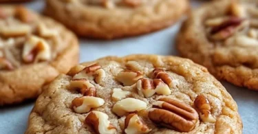 Delicious Butter Pecan Cookies with rich butter and crunchy pecans