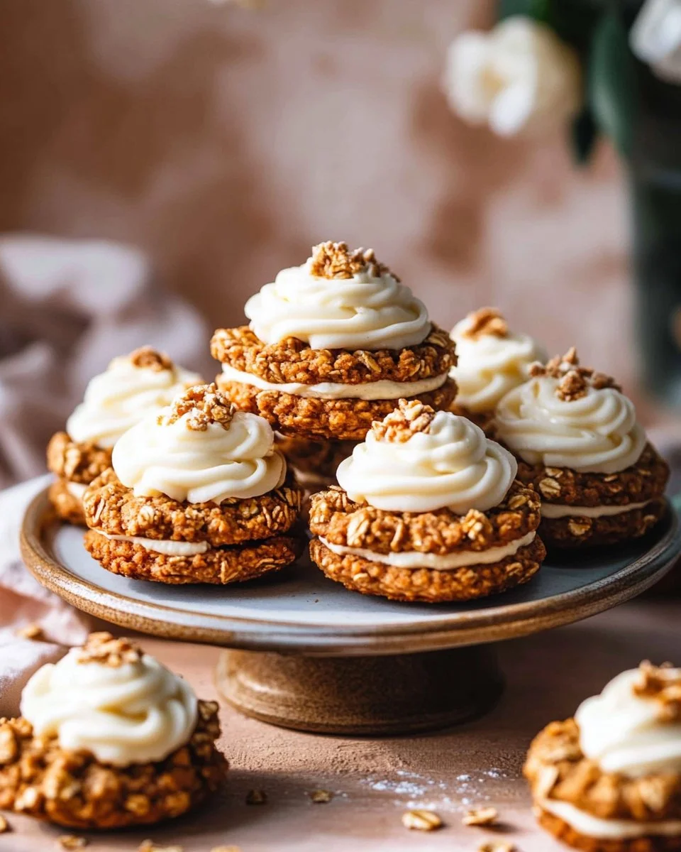 Carrot Oatmeal Cream Pies