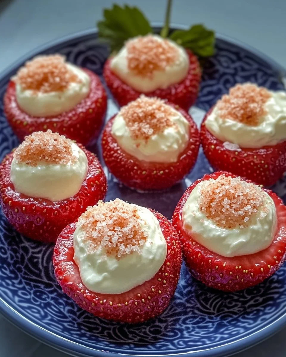 Cheesecake Deviled Strawberries