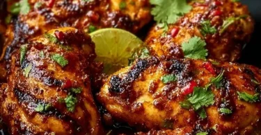 Grilled Chili Lime Chicken seasoned with fresh herbs and spices