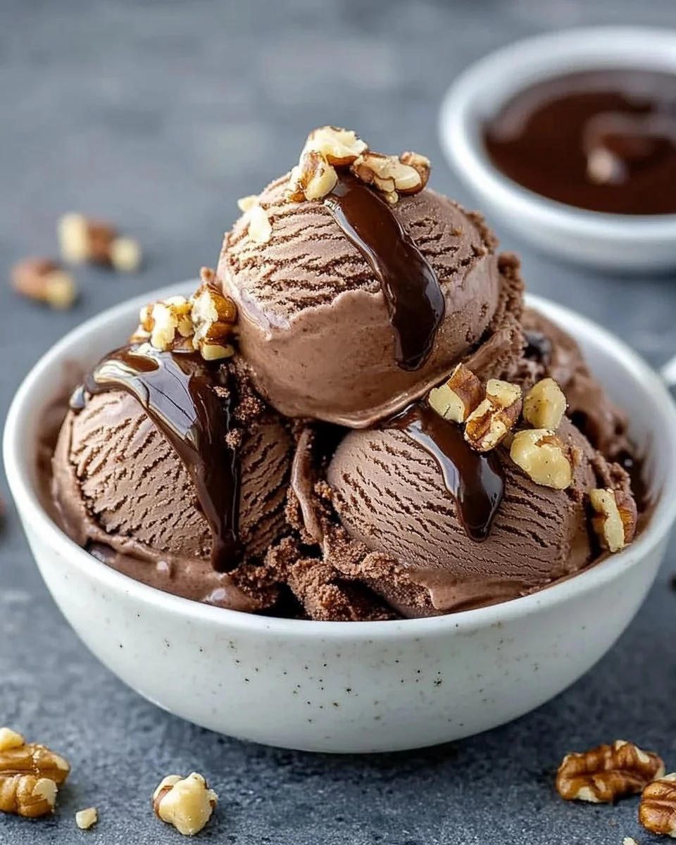 Choco-Nut Fudge Fantasy Ice Cream