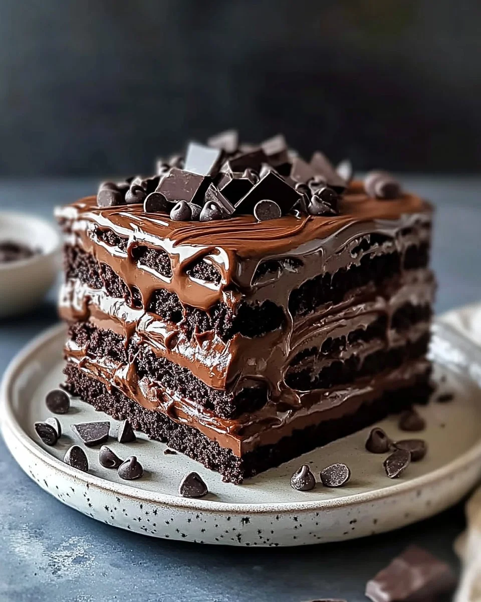 Chocolate Fudge Layered Cake