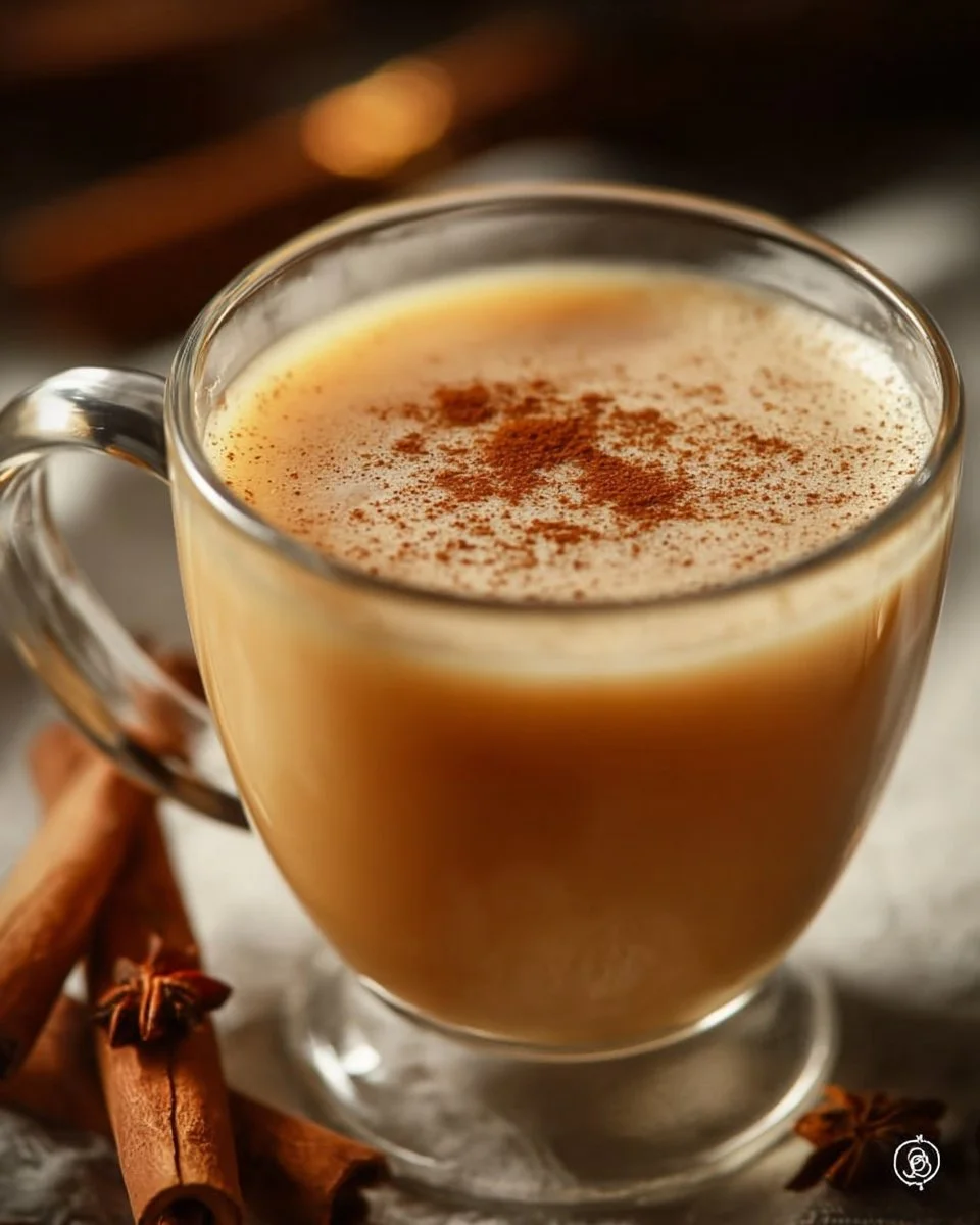 Cinnamon sore throat tea in a cup for natural relief from throat discomfort