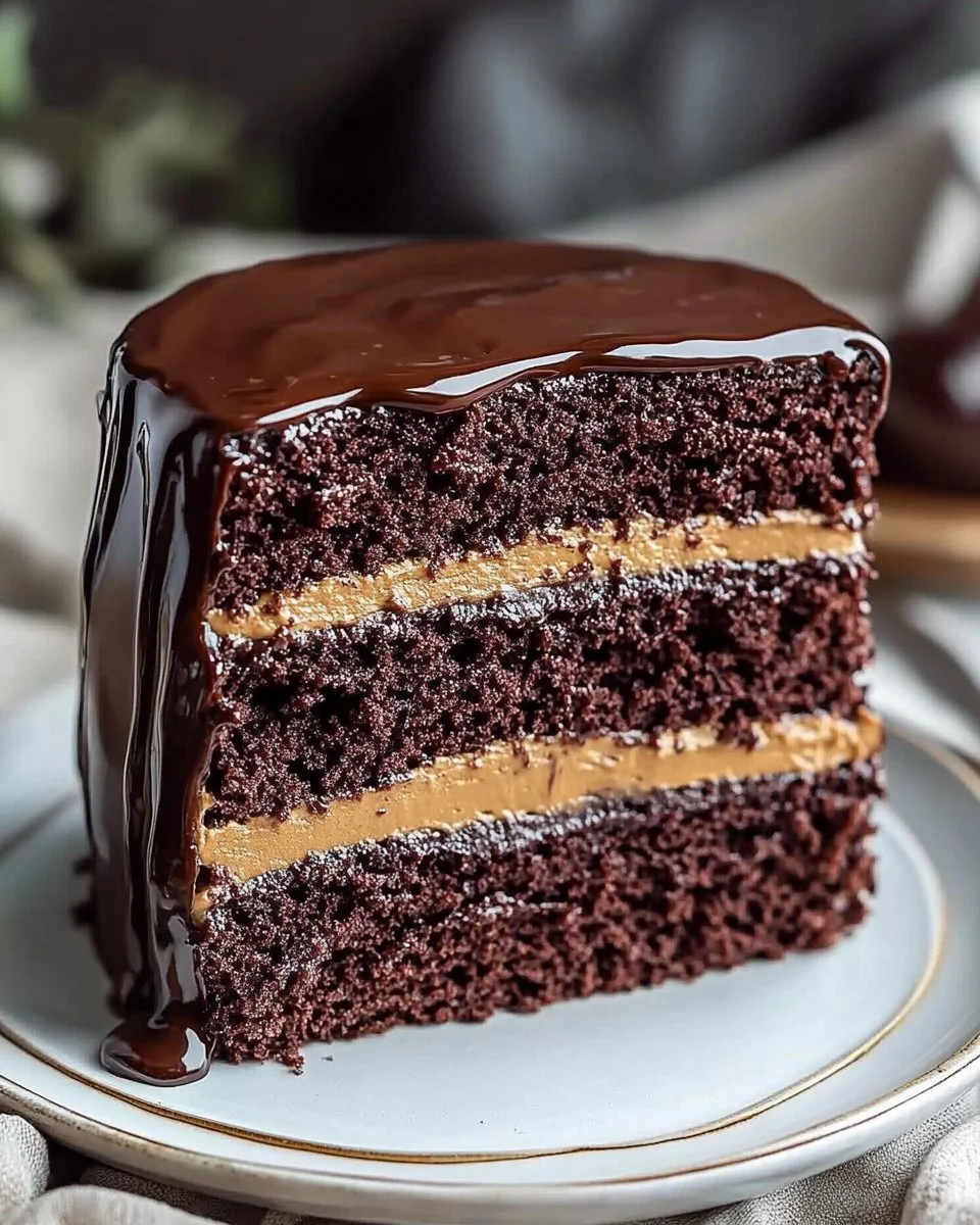 Classic Chocolate Cake with rich frosting and decorative toppings