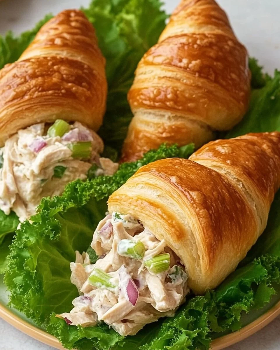 Classic Easter Chicken Salad Crescent Rolls