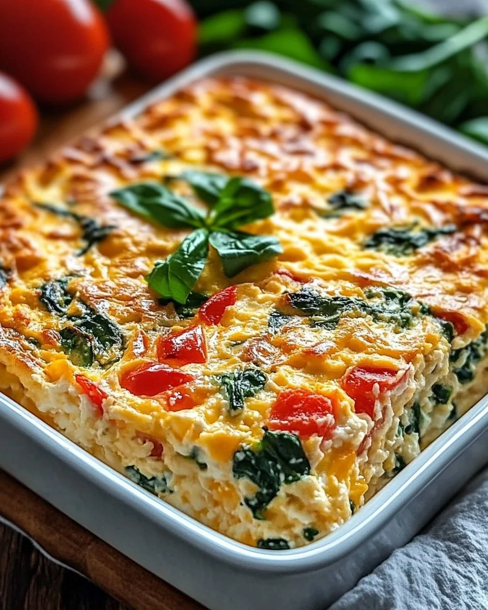 Cottage Cheese and Veggie Bake
