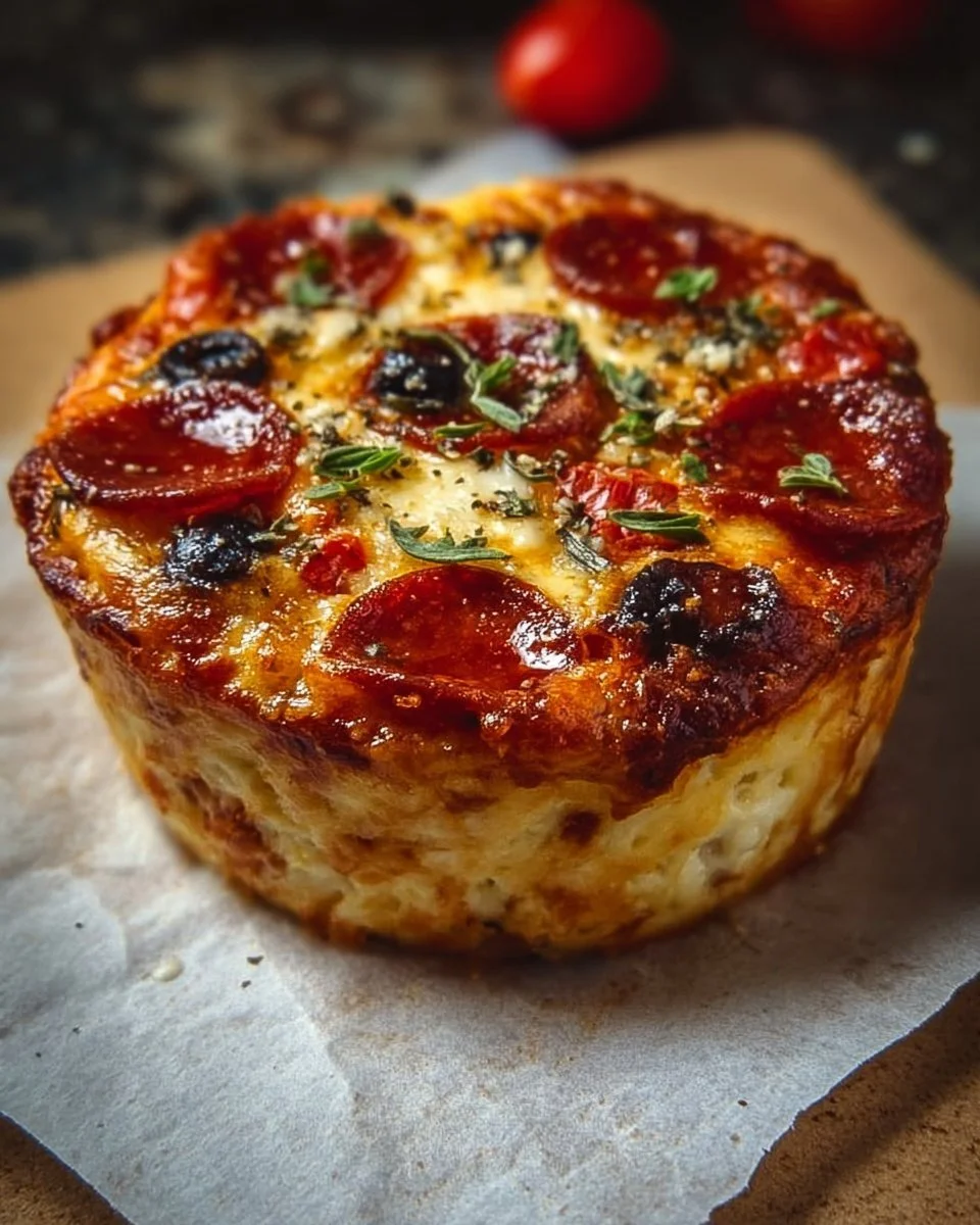 Cottage Cheese Pizza Bowl topped with fresh vegetables and herbs