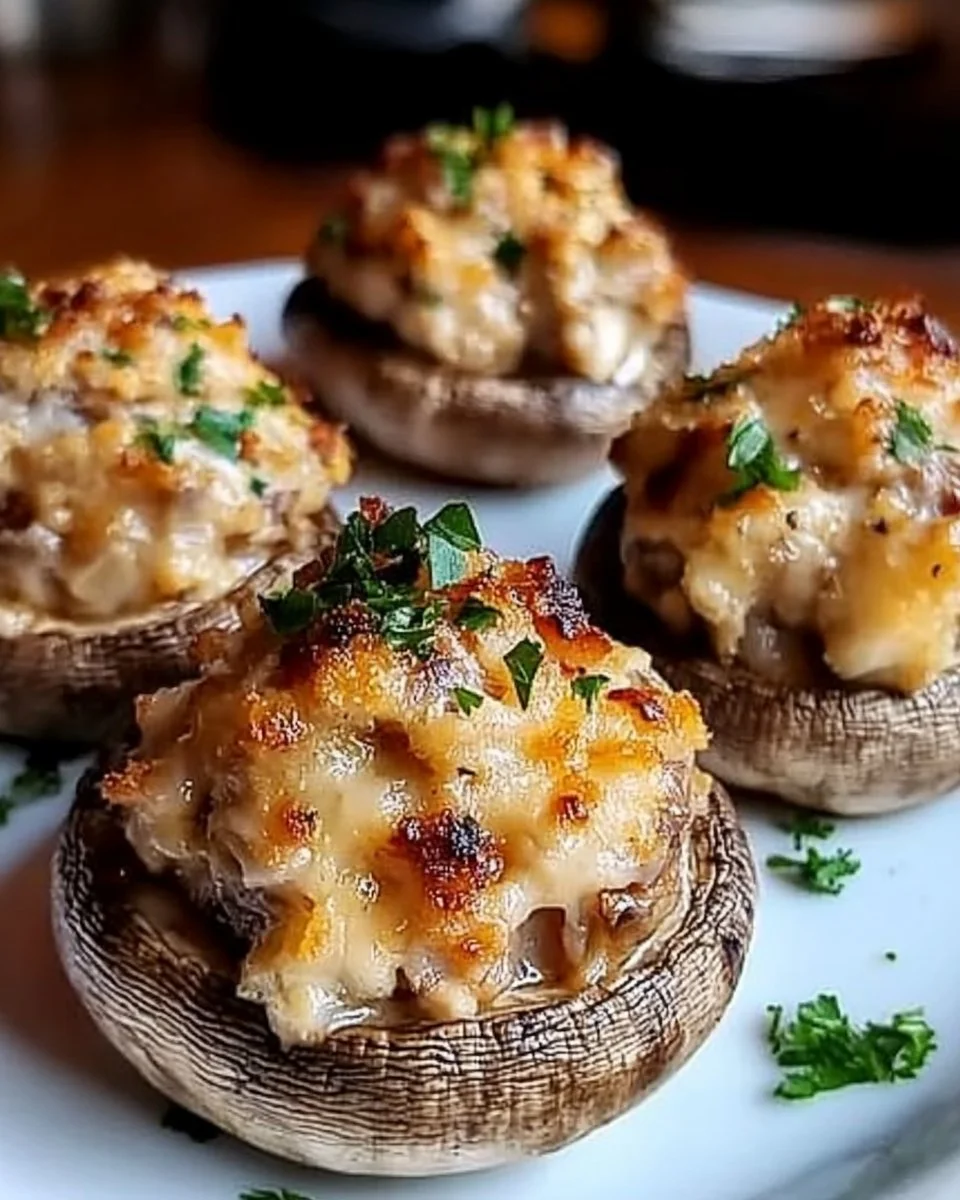 Crab-Stuffed Mushrooms
