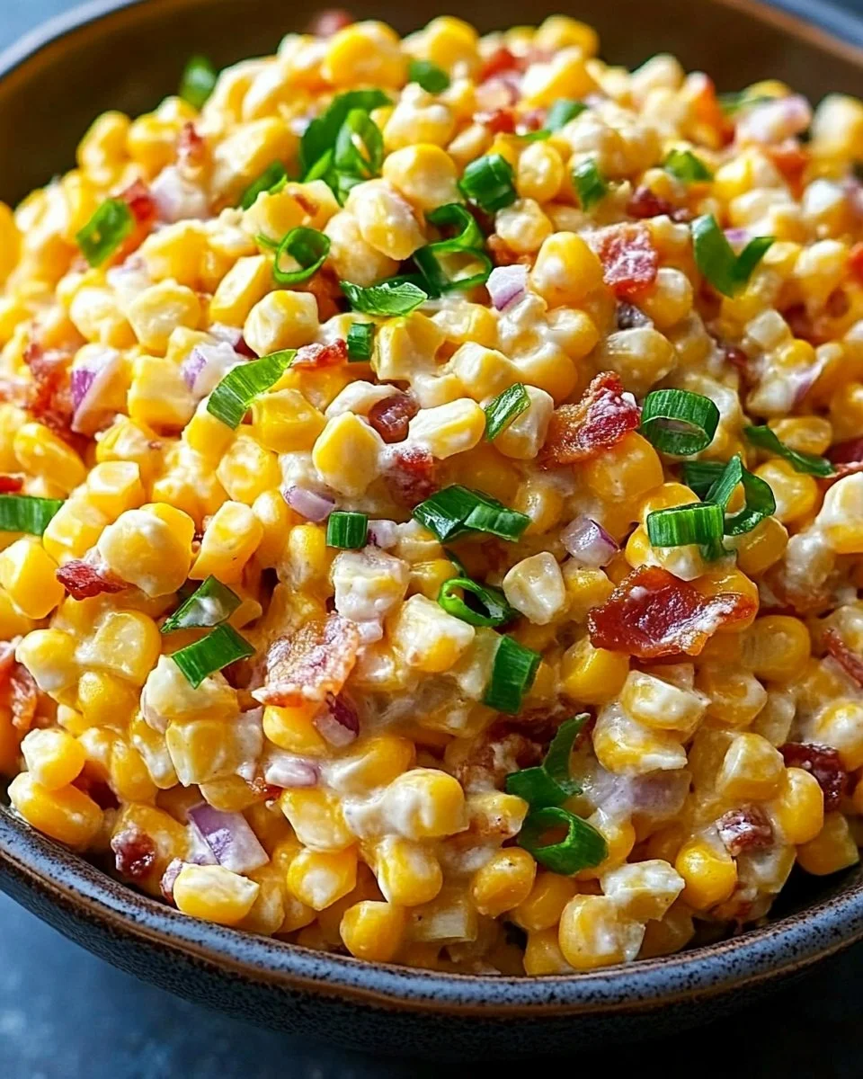 Delicious Crack Corn Salad served in a bowl, showcasing vibrant ingredients.