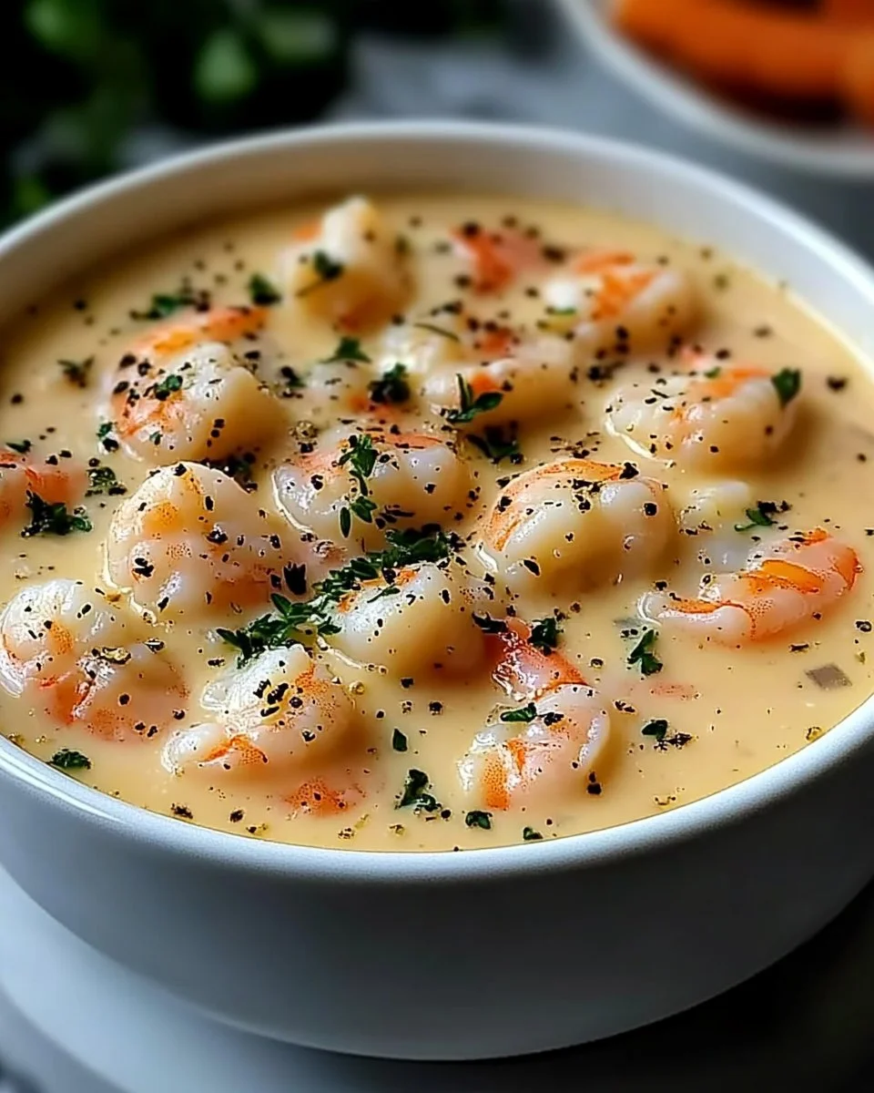 Creamy Crab and Shrimp Seafood Bisque