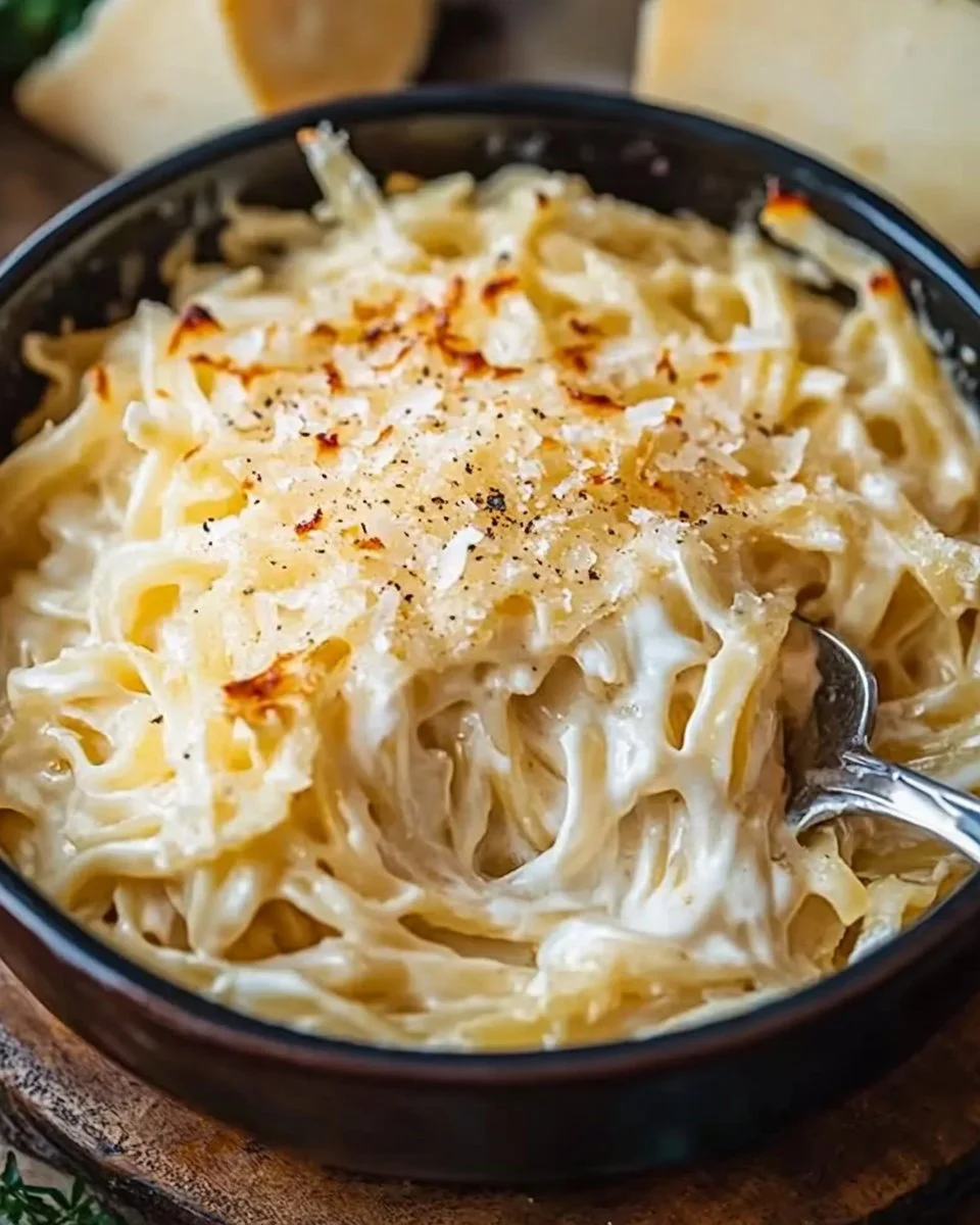 Creamy Noodles Romanoff
