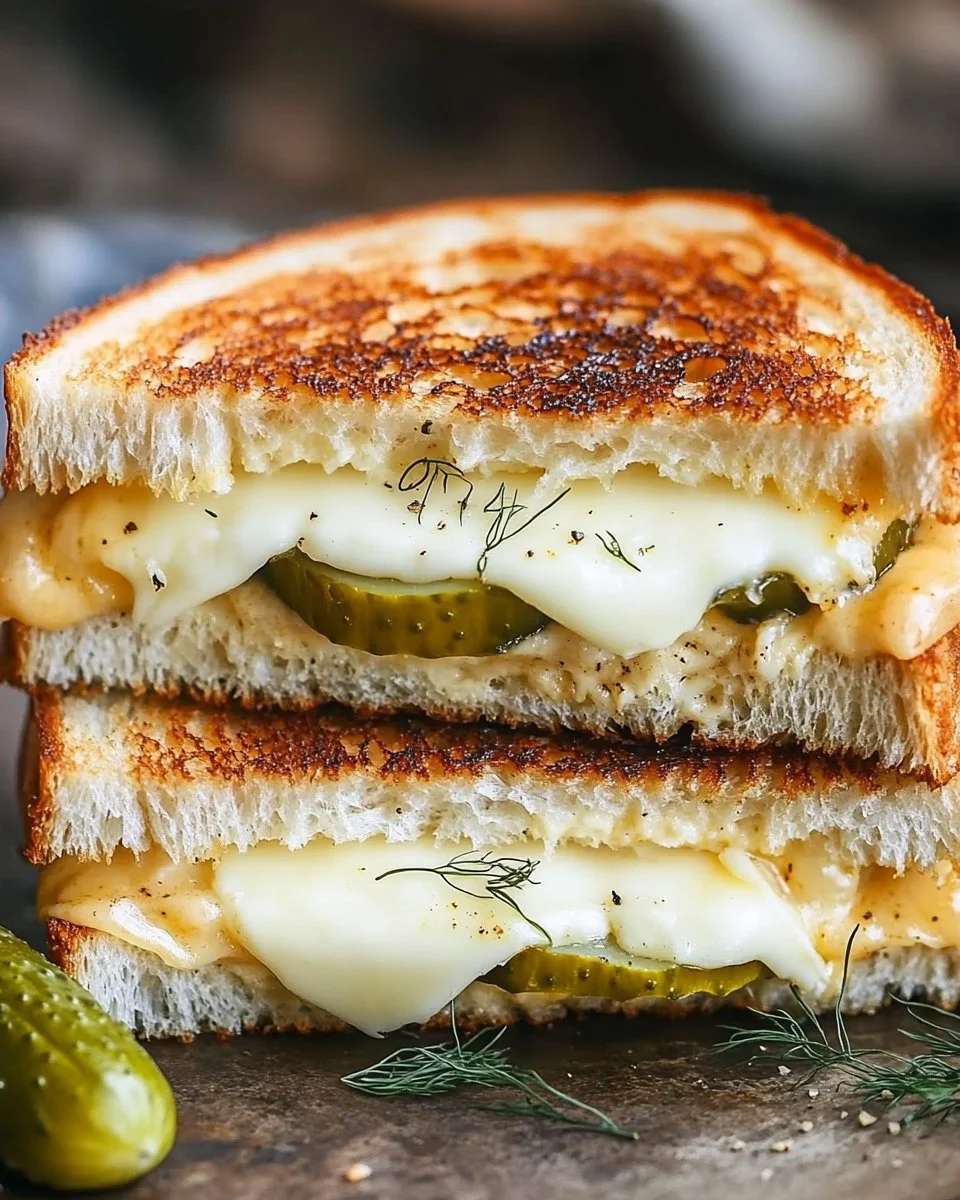 Dill Pickle Grilled Cheese