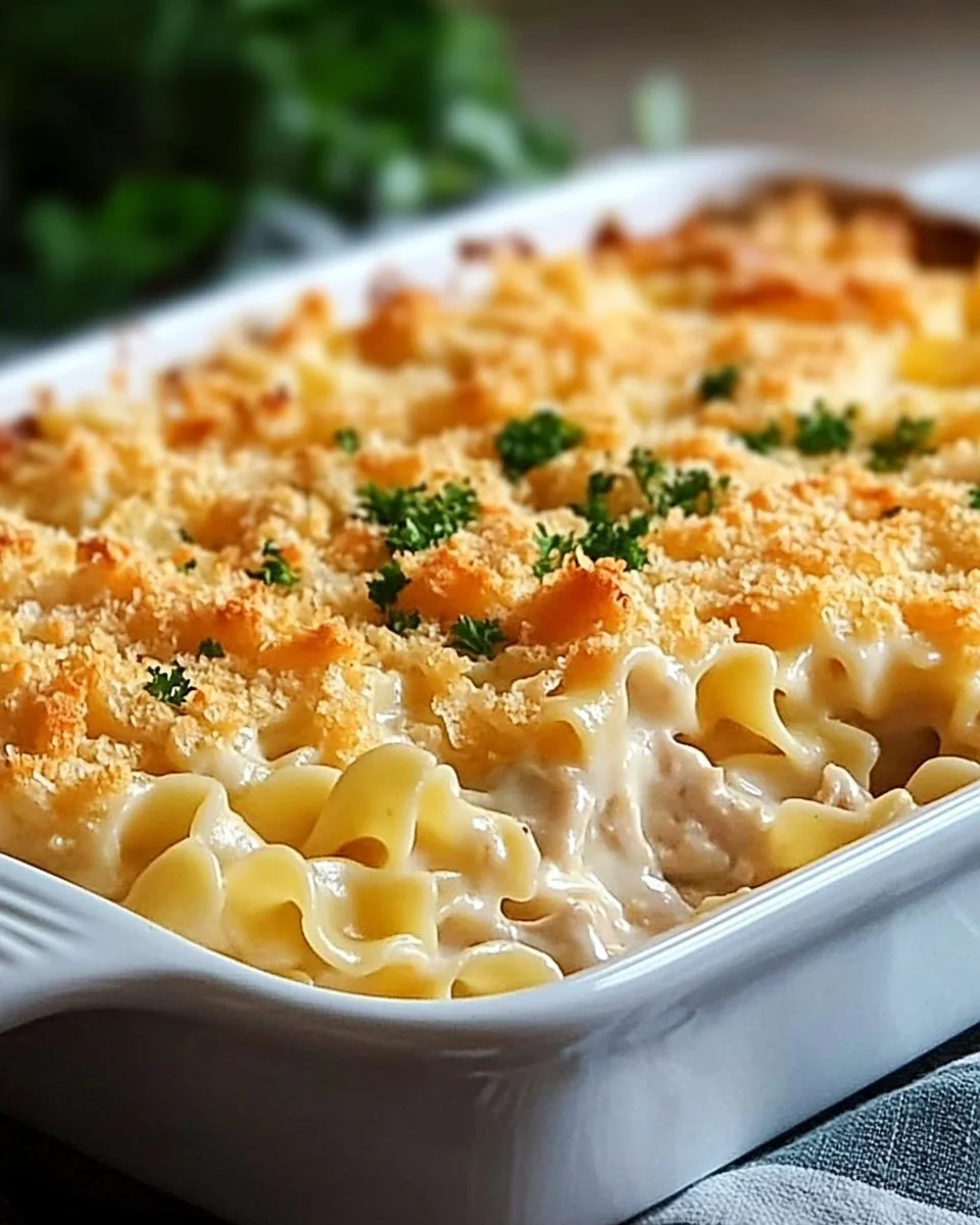 Dolly’s Creamy Chicken Noodle Casserole