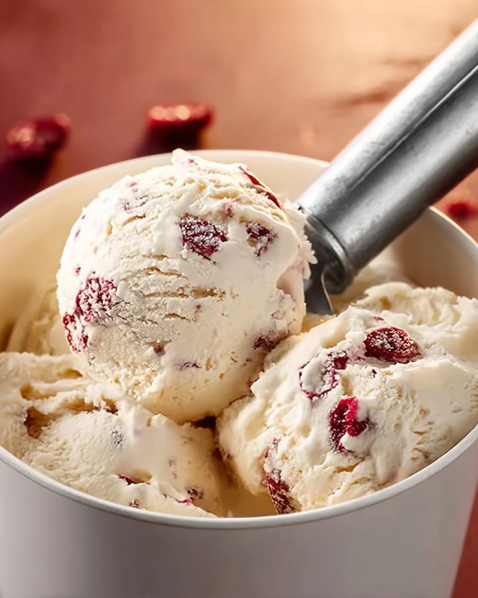 A scoop of Bunny Pepper Ice Cream in a cone, featuring vibrant colors and toppings.