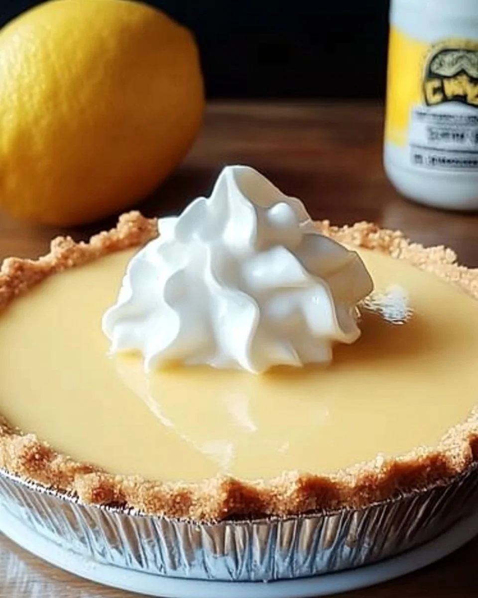 Easy No-Bake Lemon Pie