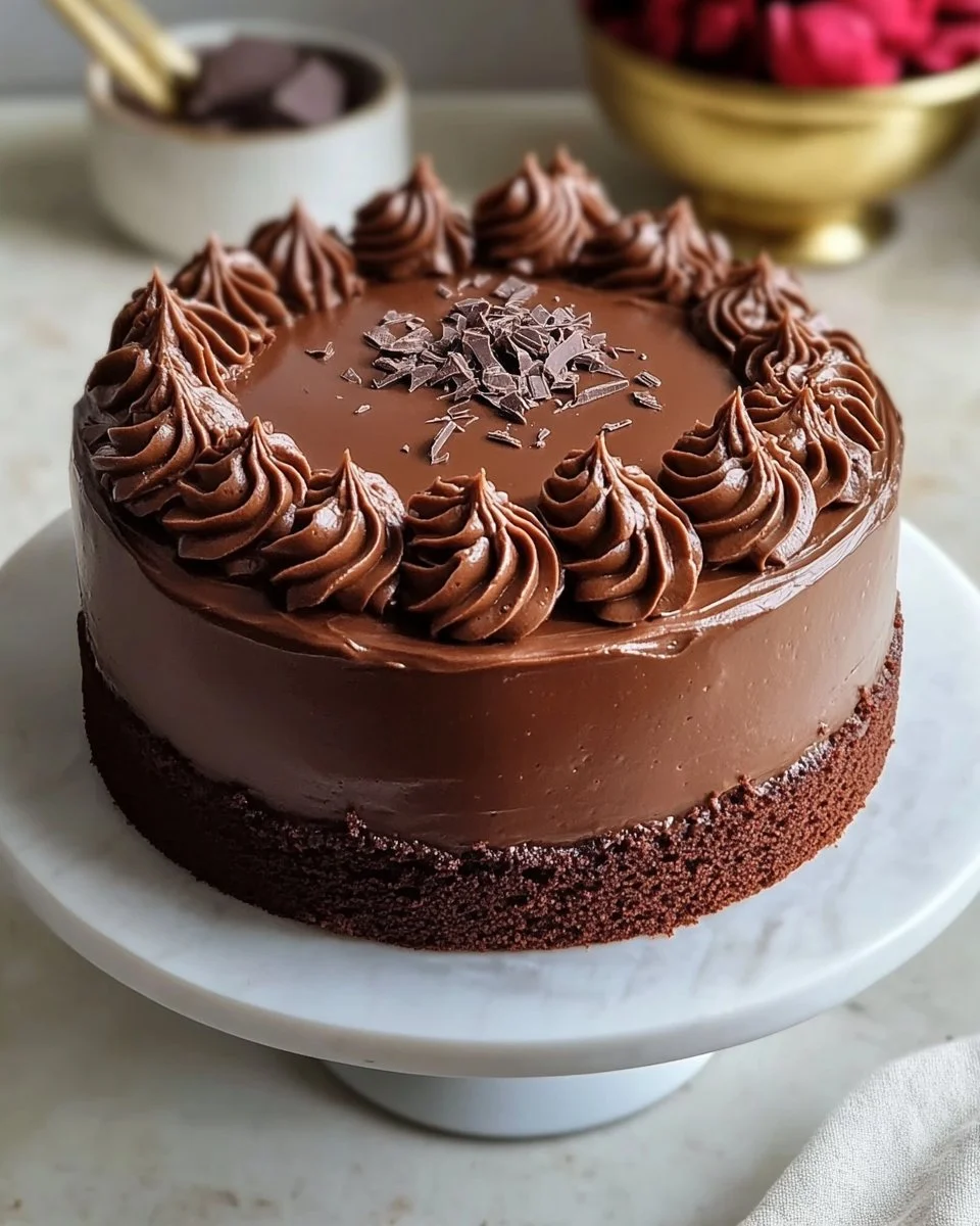 Elegant Chocolate Symphony Cake
