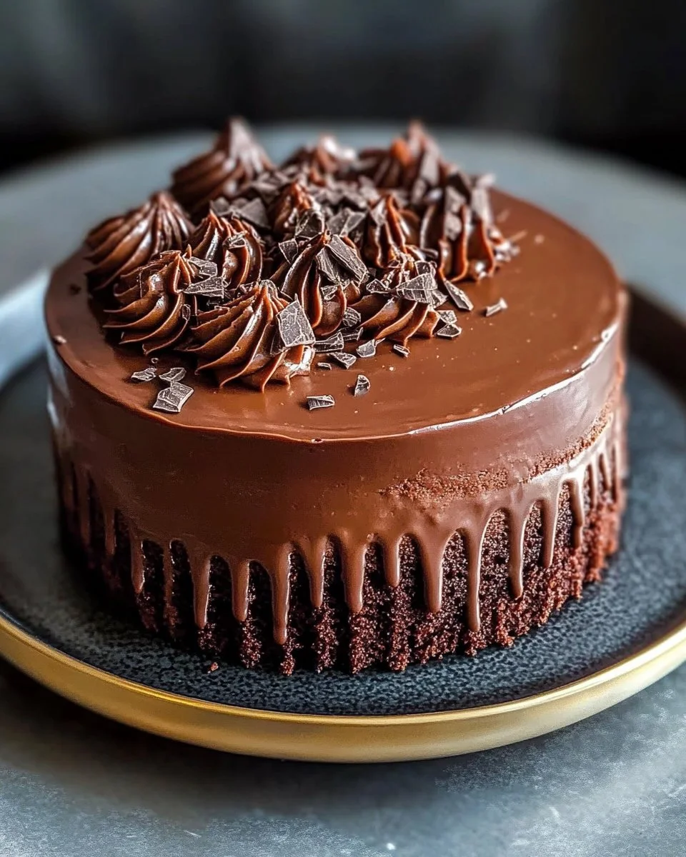 Elegant Chocolate Symphony Cake