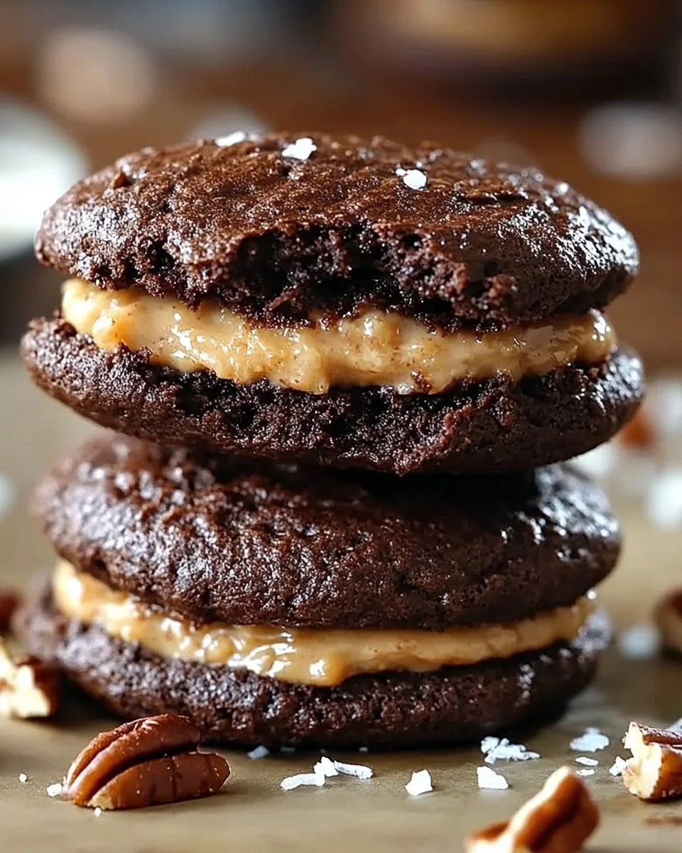 German Chocolate Whoopie Pies