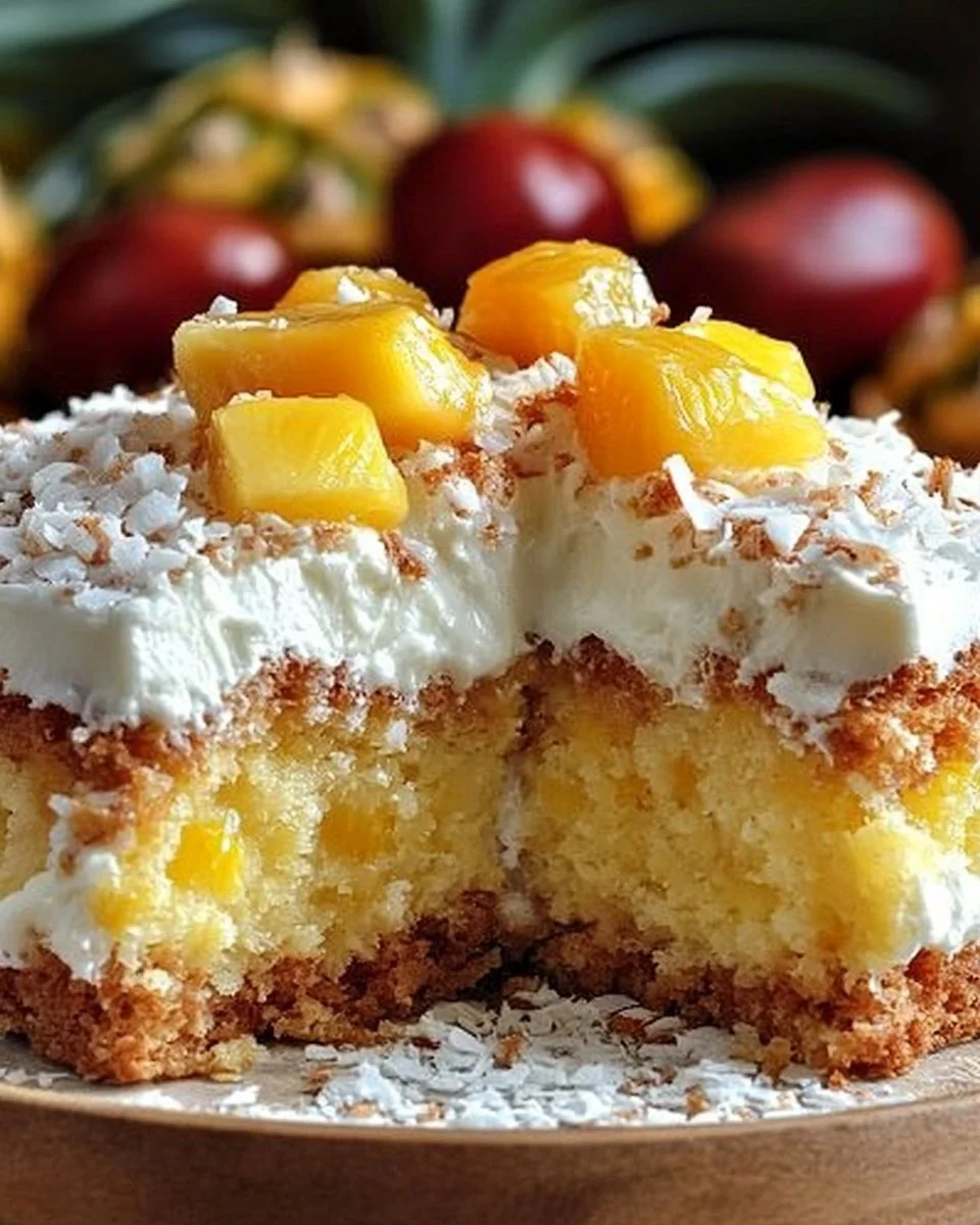 Hawaiian Pineapple Cake
