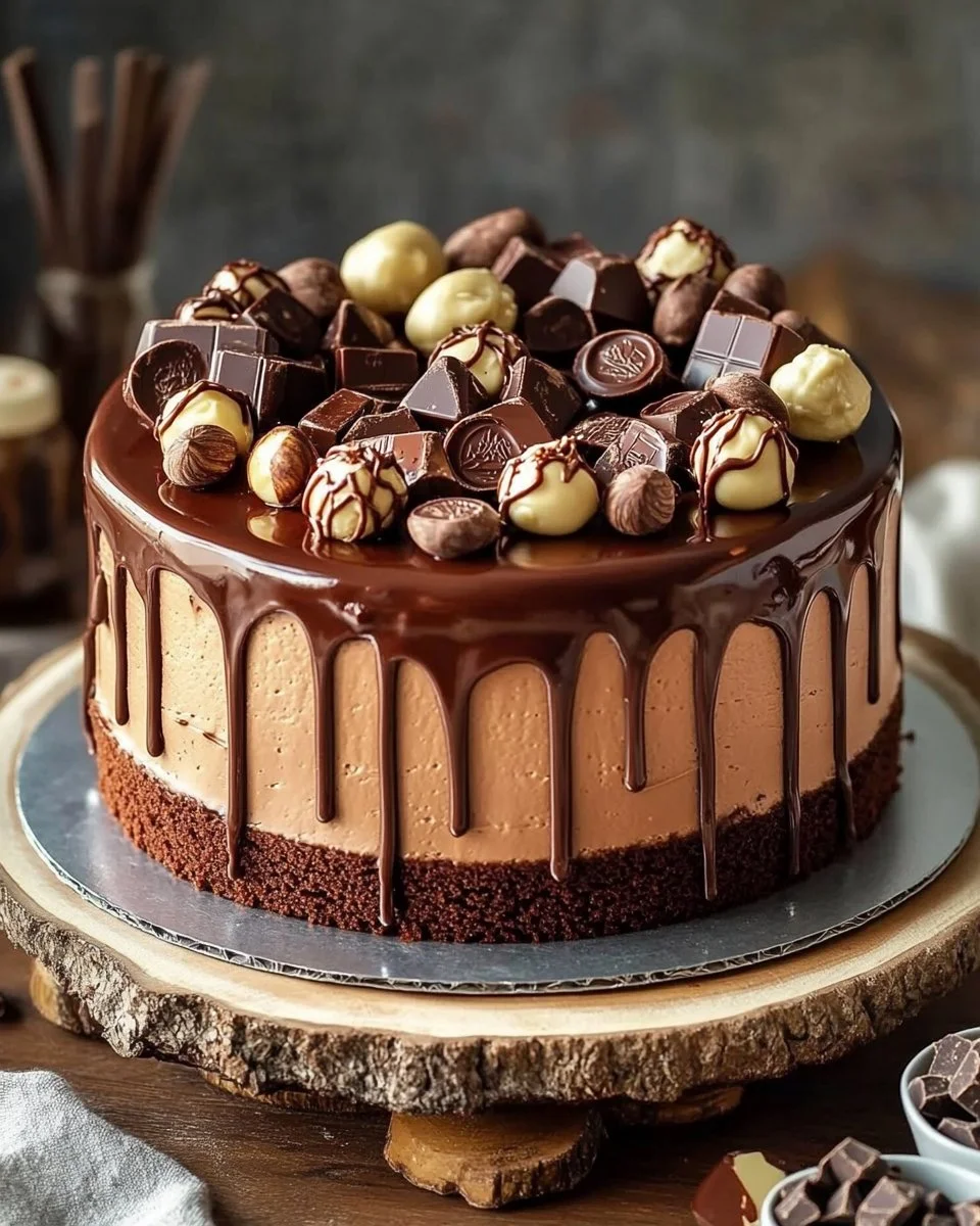 Hazelnut Fudge Chocolate Cake