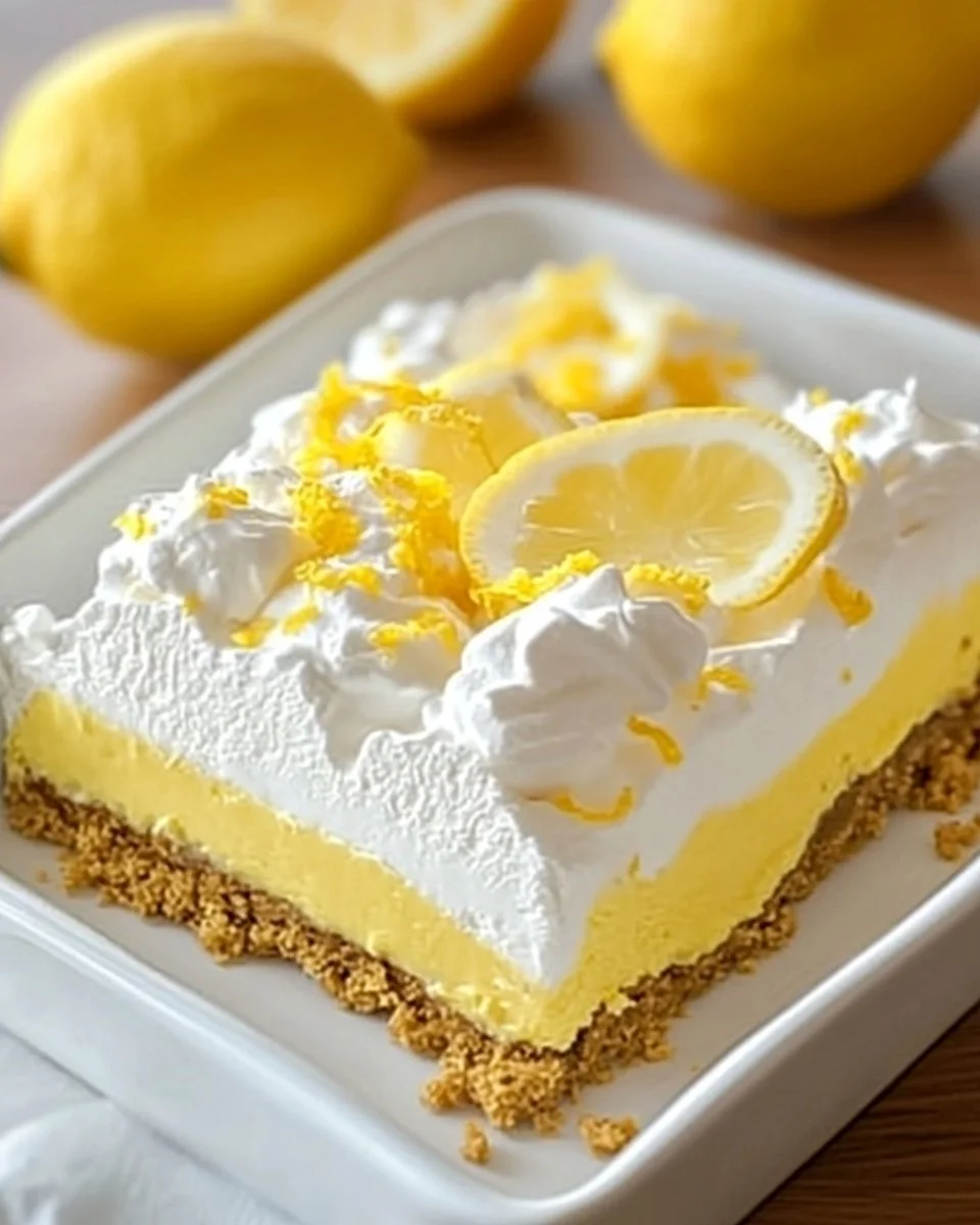 Heavenly Oreo Lemon Dessert
