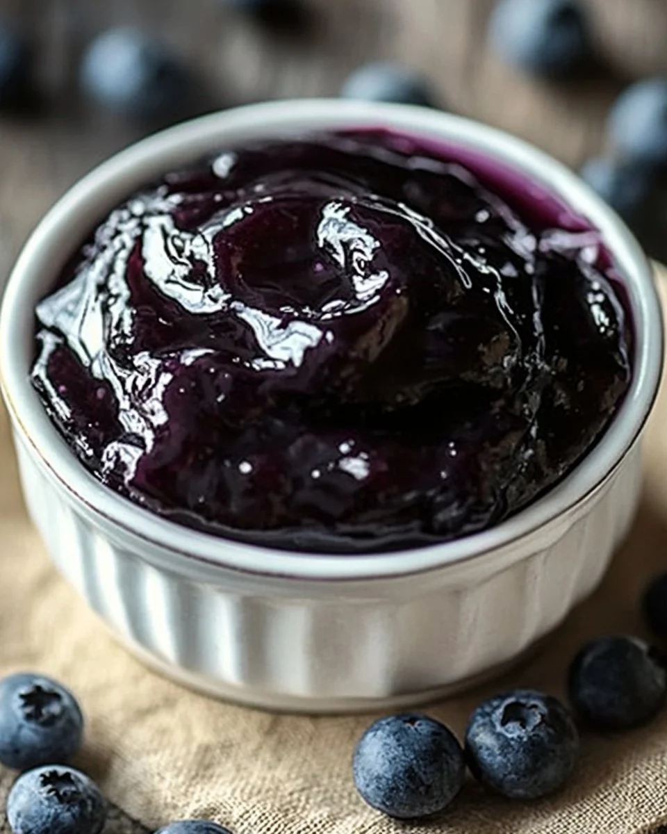 Homemade Blueberry Butter