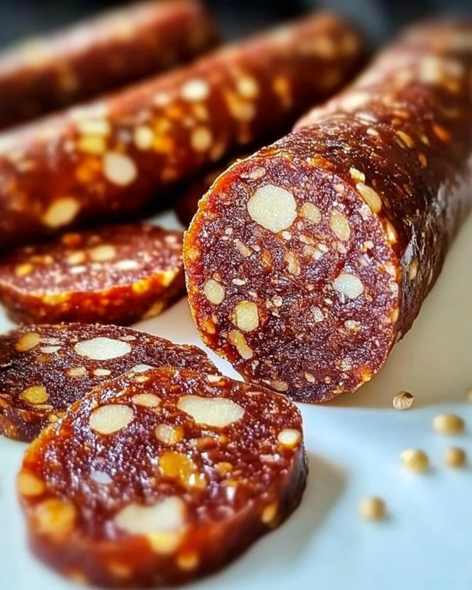 Homemade Vegan Salami