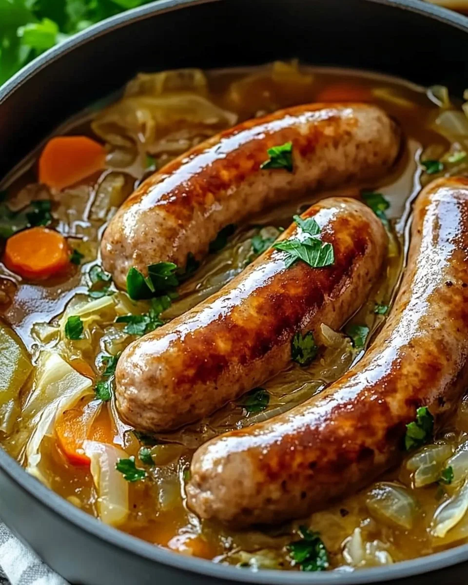 Irish Sausage & Cabbage Stew