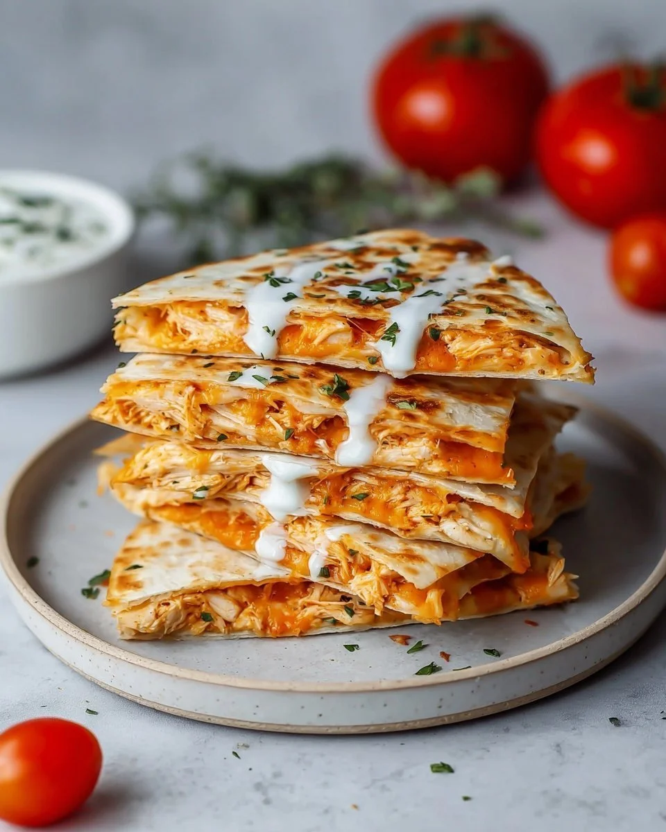 Delicious Keto Chicken Quesadilla ready to serve, low-carb and nutritious meal