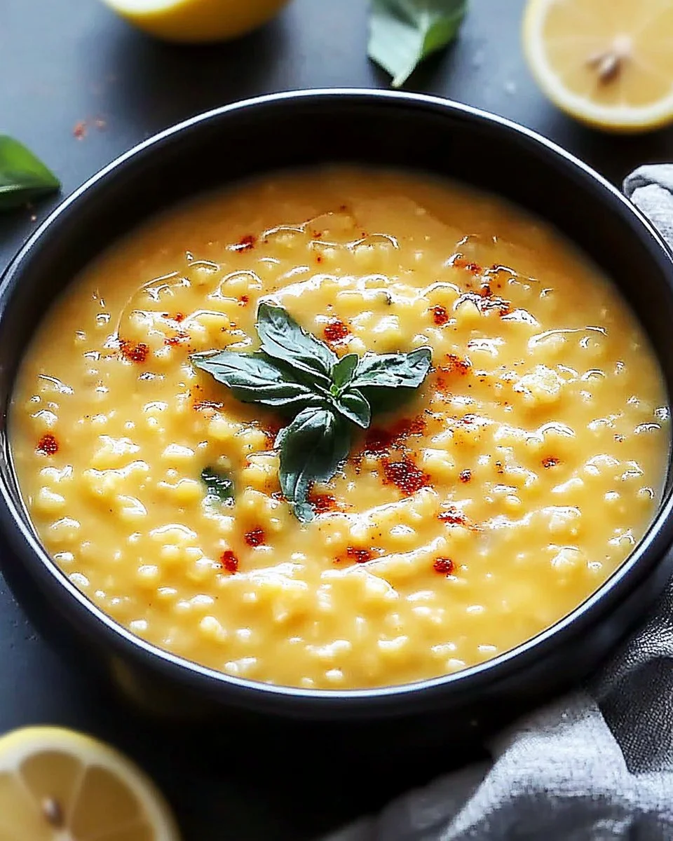 Lebanese Lemon Lentil Soup