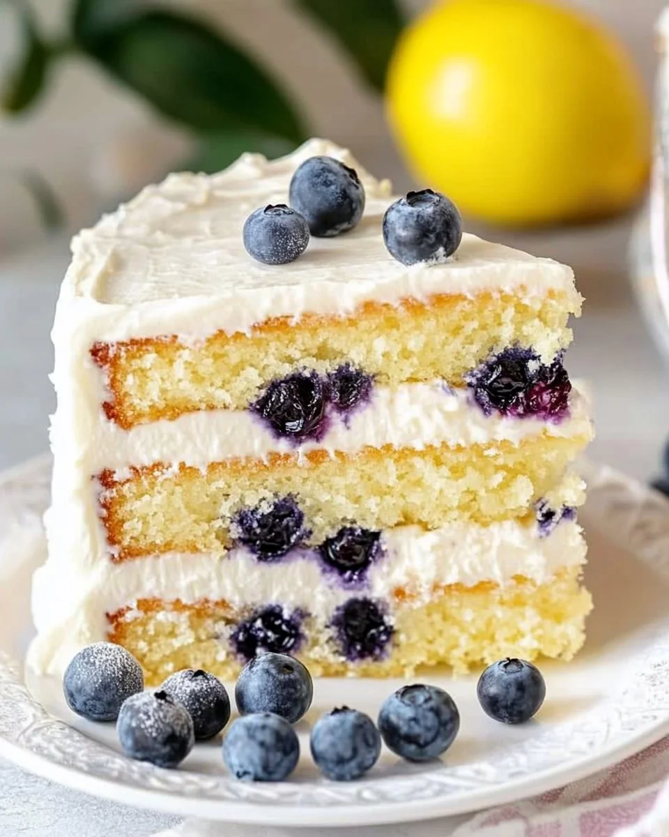 Lemon Blueberry Cake