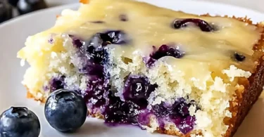 Lemon Glazed Blueberry Boyfriend Bait dessert recipe with blueberries