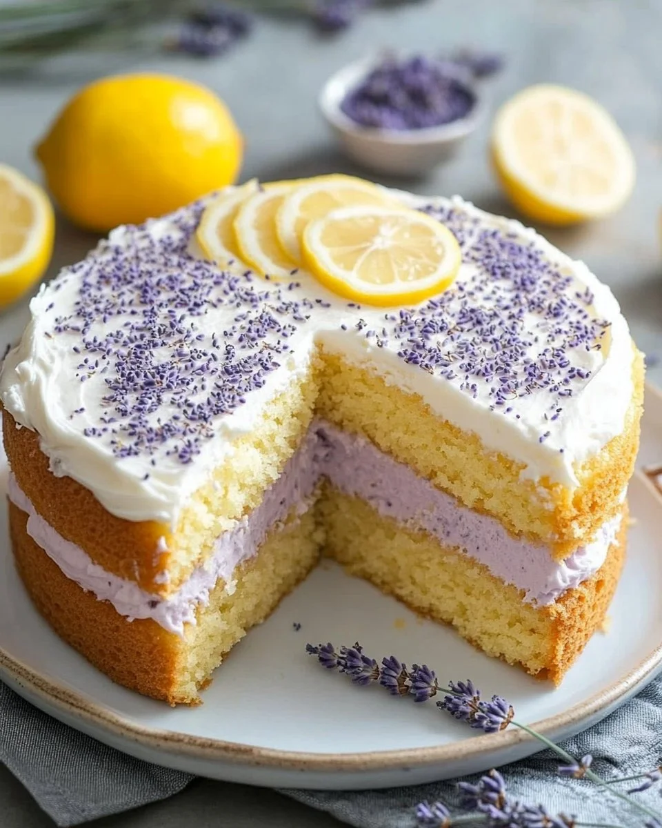 Lemon Lavender Cake