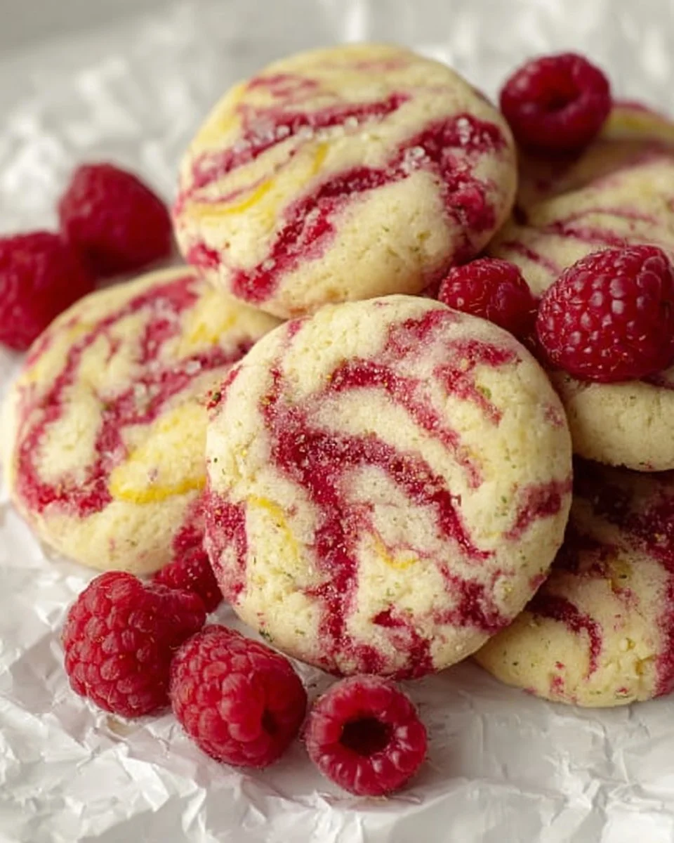 Lemon Raspberry Cookies