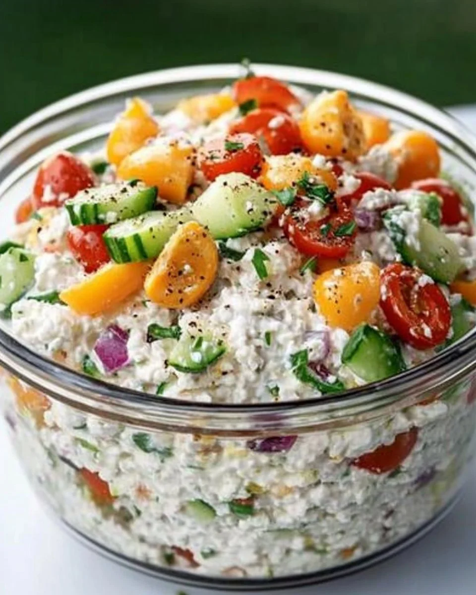 Loaded Cottage Cheese Salad
